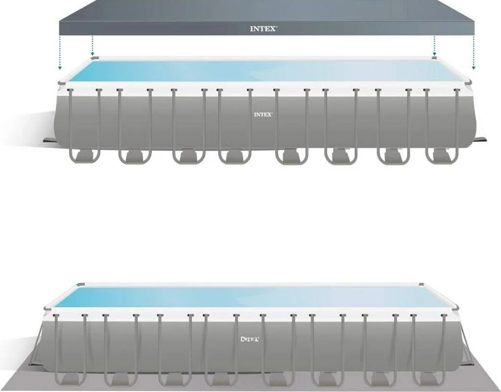 INTEX Ultra Rectangular Frame Pools Set 975 x 488 x 132 cm 26374NP