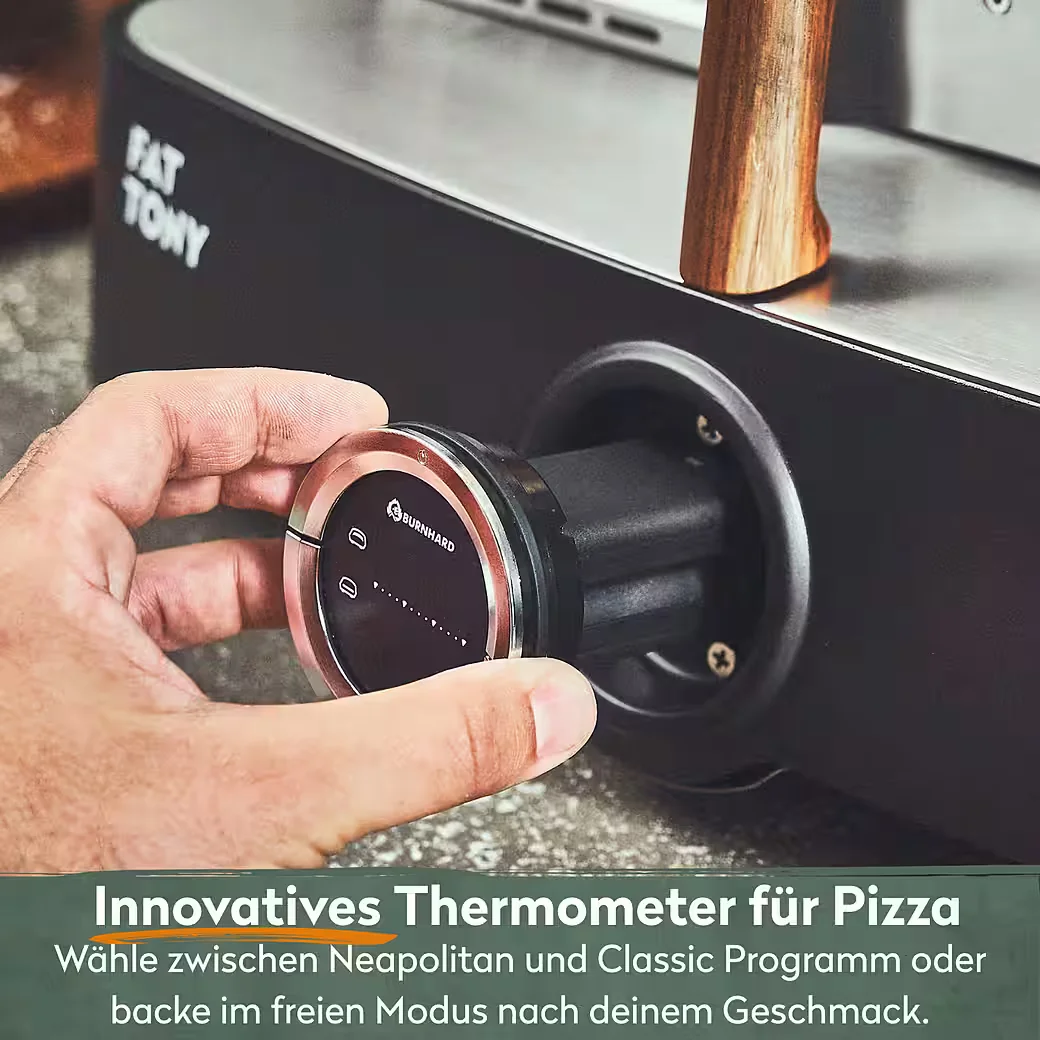 FAT TONY Gas Pizzaofen für Garten und Terrasse mobil
