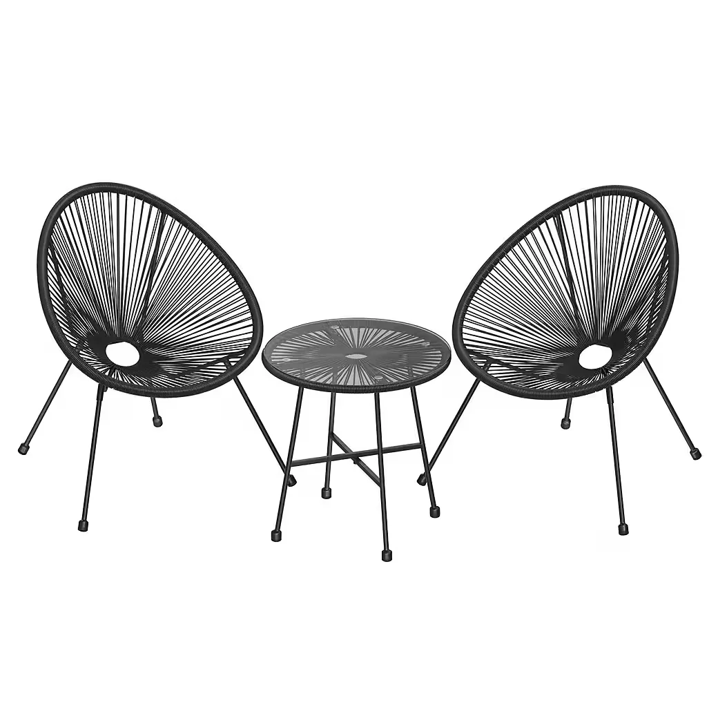 SONGMICS Gartenlounge Set Outdoor Sitzgruppe Terrasse Balkon