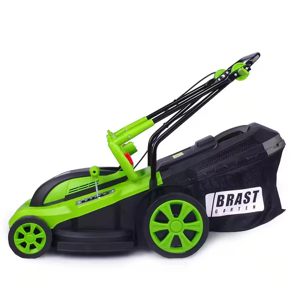 Elektrorasenmäher 2000 Watt mit Fangkorb höhenverstellbar für Garten