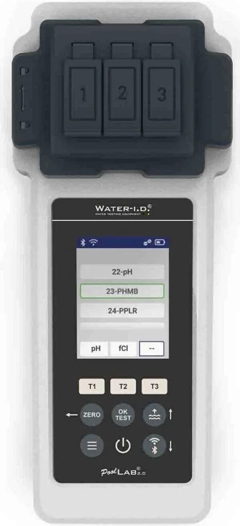 Water ID PoolLAB 2.0 Photometer pH Chlor Cyanursäure Pooltester