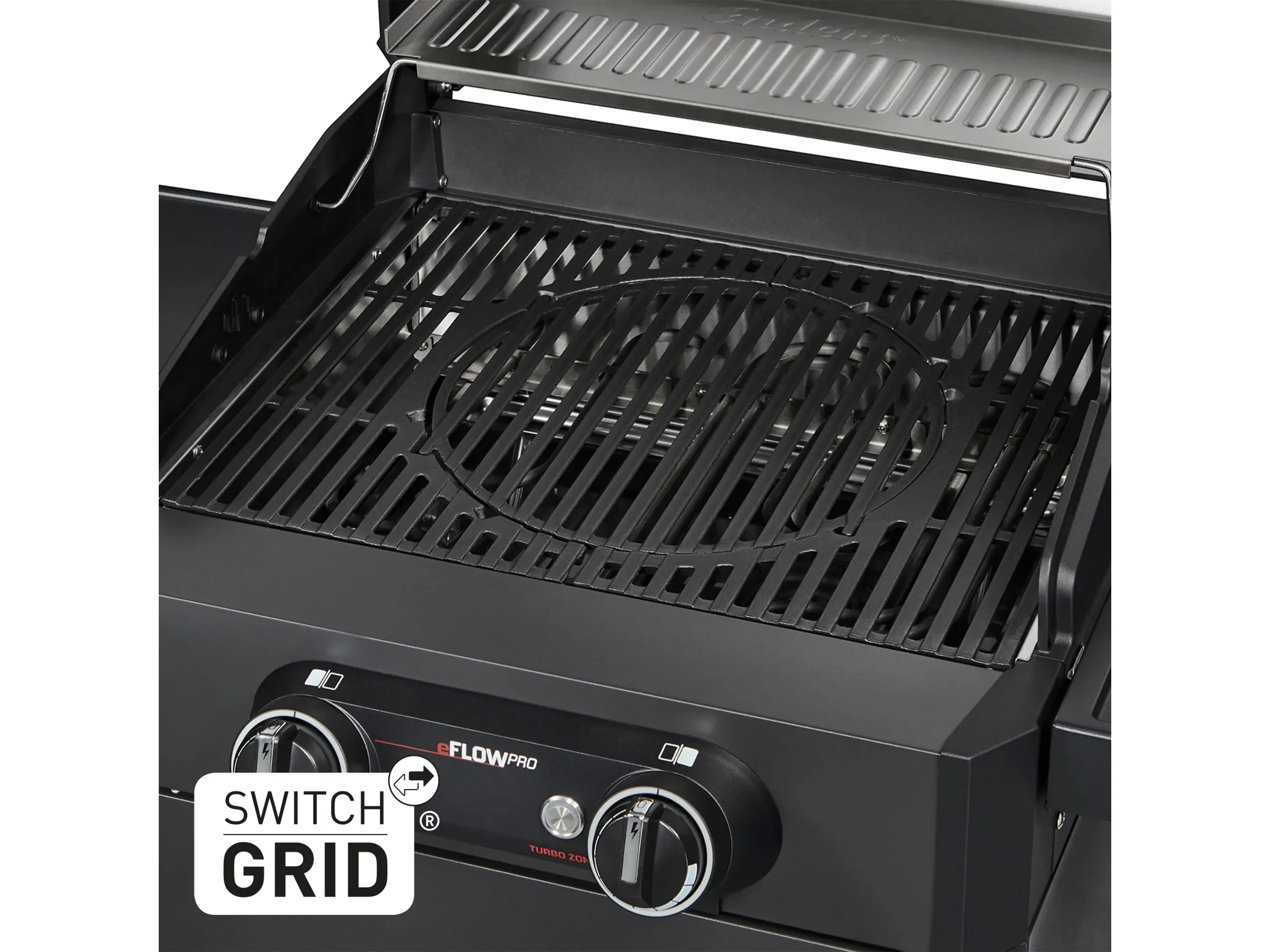 Enders Elektrogrill eFlow Pro 2 Turbo Shadow 3 kW Mattschwarz Outdoor