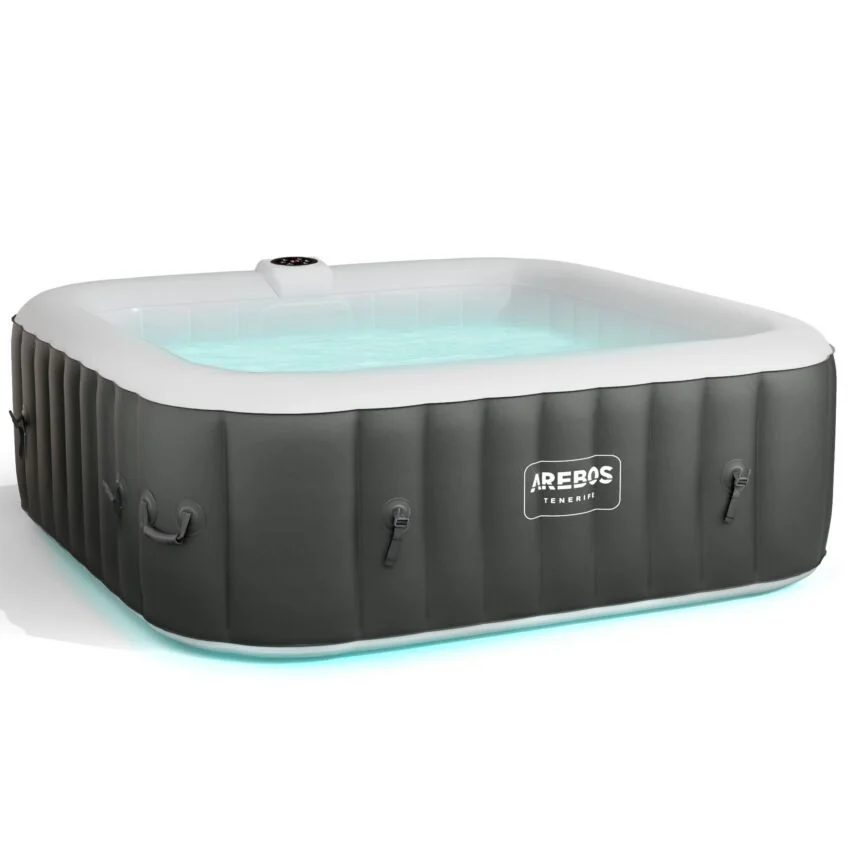Spa Pool Tenerife quadratisch mit LED 2400W Whirlpool