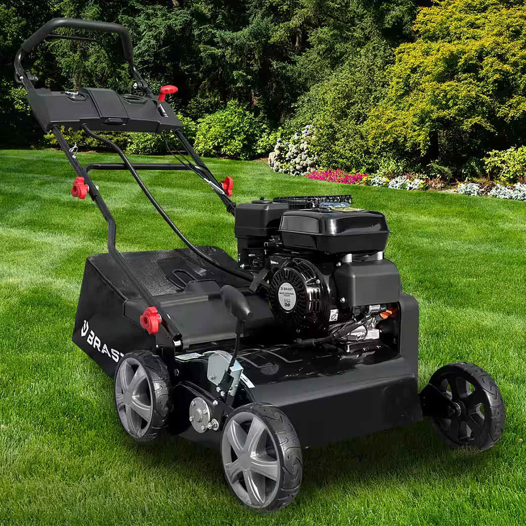 Benzin-Vertikutierer / Lüfter 4-Takt Motor 4,5kW (6,12PS) / 212cm³, TÜV geprüft