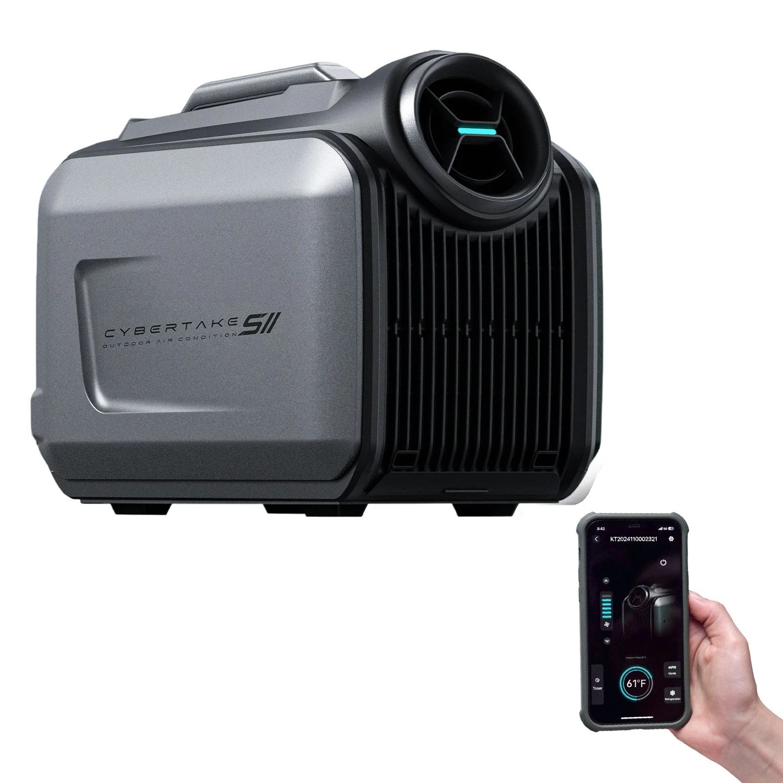 S2Pro mobiles Outdoor Klimagerät 4 in 1 mit 0-12 h Timer