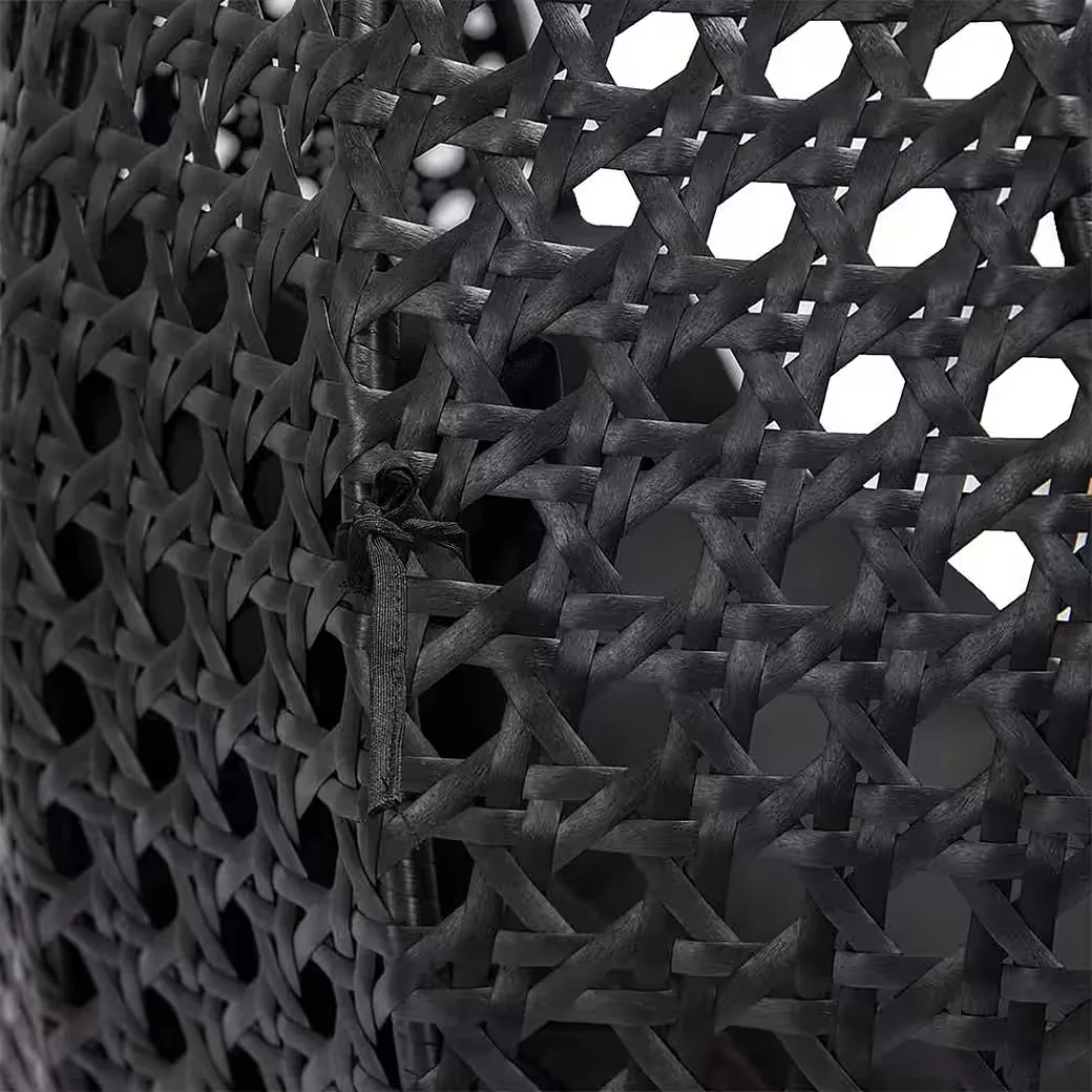 Hängesessel Polyrattan TWIN mit Regenabdeckung Outdoor Garten