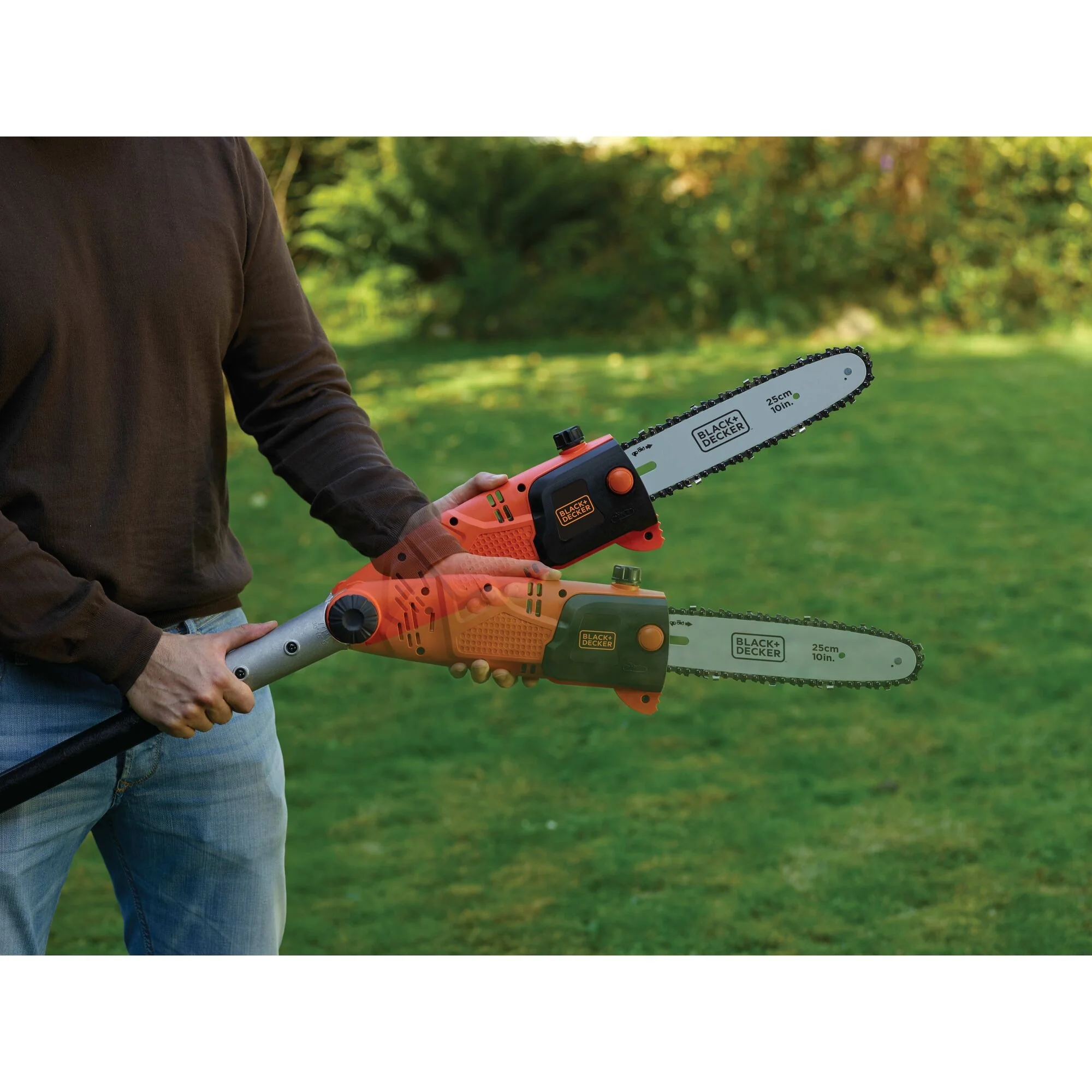 BLACK+DECKER Hochentaster PS7525 Teleskop Kettensäge