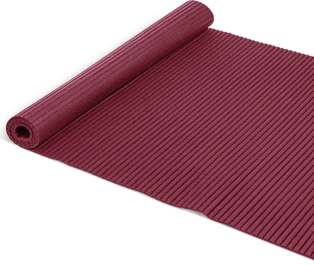 Badematte Anti-Rutsch-Matte Weichschaummatte rot 65 x 180 cm