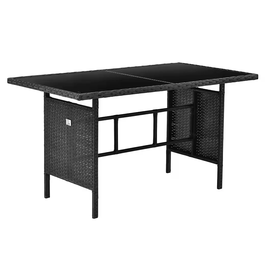 Gartenlounge Set MADISON Schwarz Outdoor Terrasse