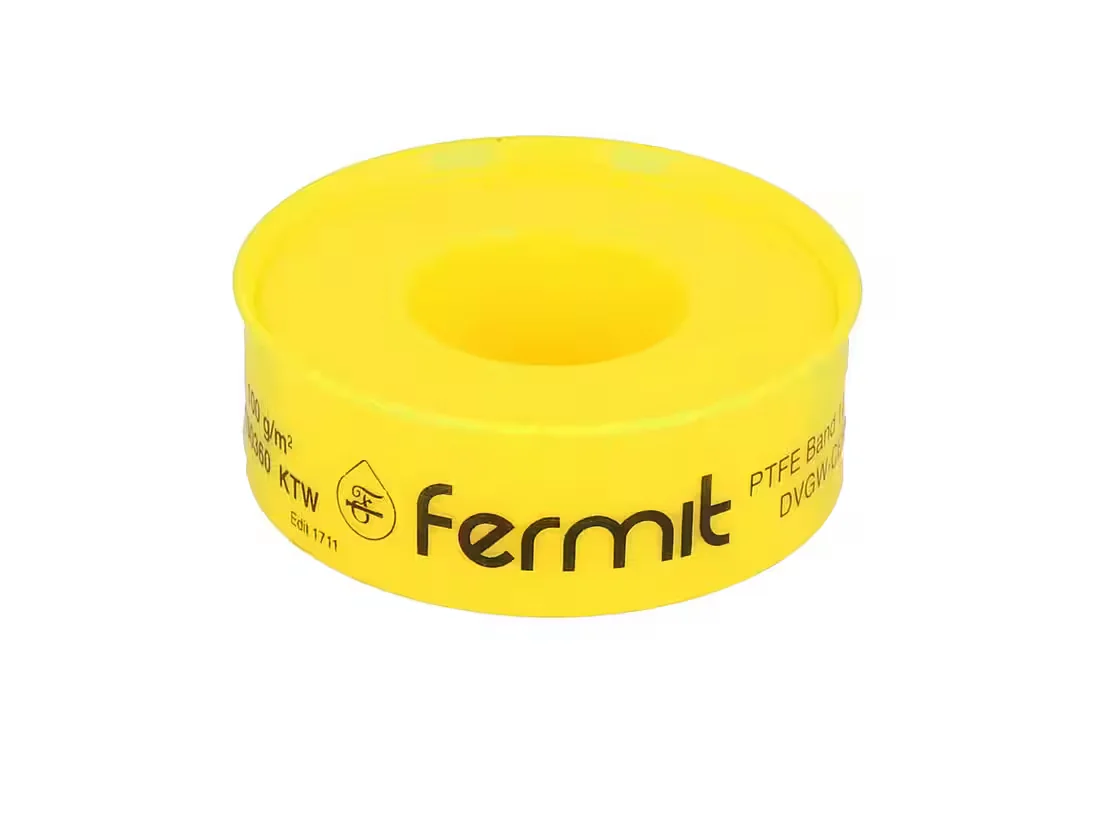 FERMIT Gewindedichtband Teflonband GRp 12m Trinkwasser Heizung DVGW
