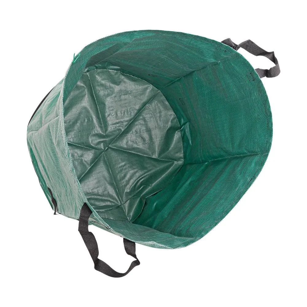 KESTEK Gartensack PP-Gartentasche 272 Liter grün Laubsack mit Griffen