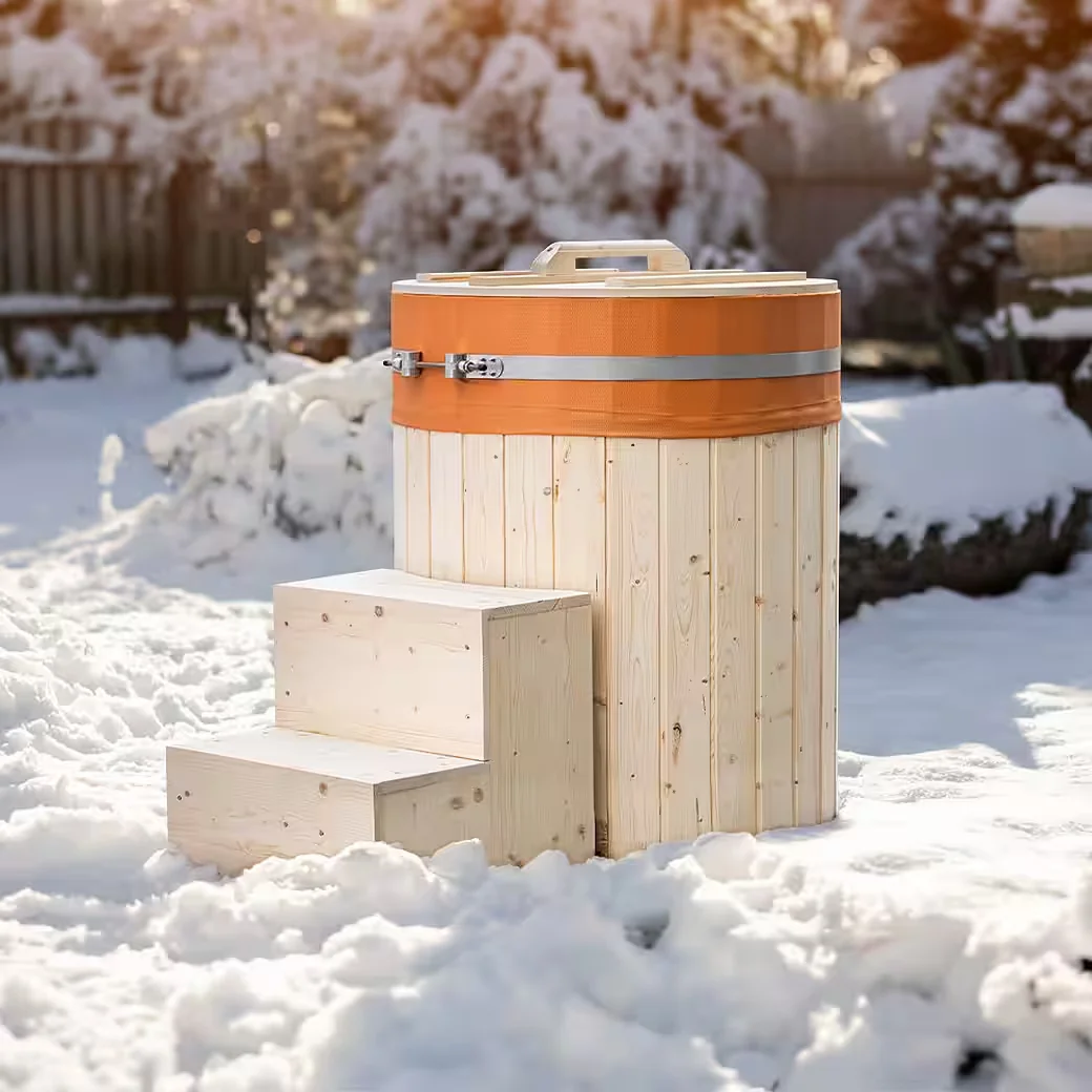 ARUM Pool Cold Tub Badefass 70 cm Eisbad Outdoor Garten