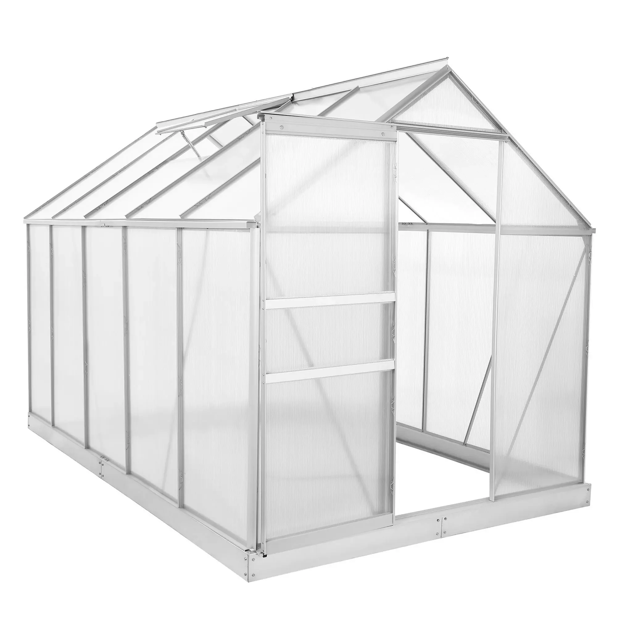 Zelsius Aluminium Gewächshaus SET 310 x 190 cm Garten