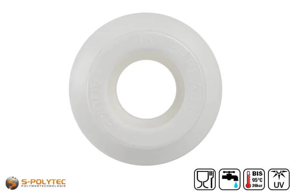 PPR Aqua Plus Reduziermuffe DN 32 auf 25 Weiß Fusiotherm Wasserrohr