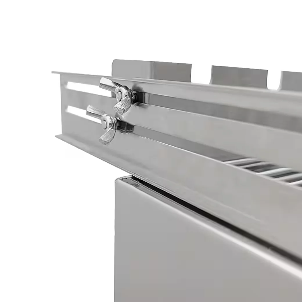 Holzkohlegrill Mangal Kairat Schaschlikgrill mit 10 Spießen & 230 V Motor