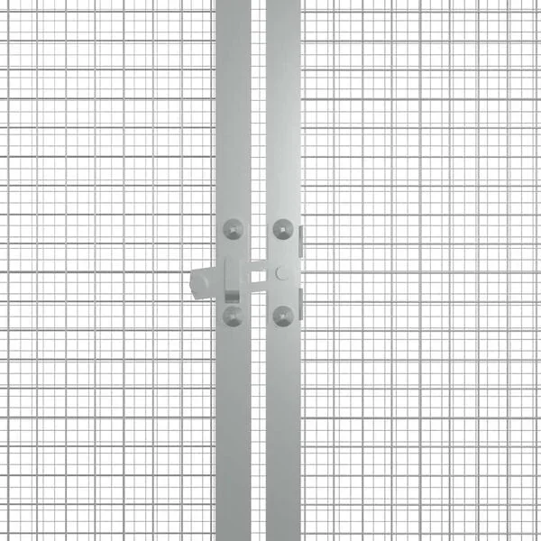 vidaXL Hühnerkäfig Anthrazit 200x91x100 cm Verzinkter Stahl Voliere