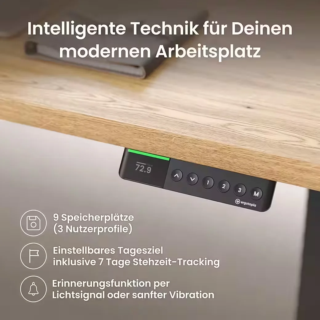 Ergotopia Desktopia Pro X Höhenverstellbarer Schreibtisch Gestell