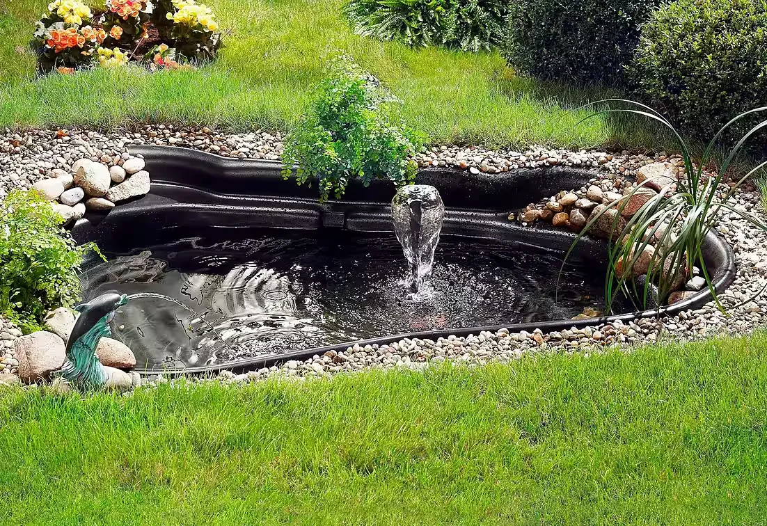 Fertigteich Start 500 Teichbecken für Garten Teichschale