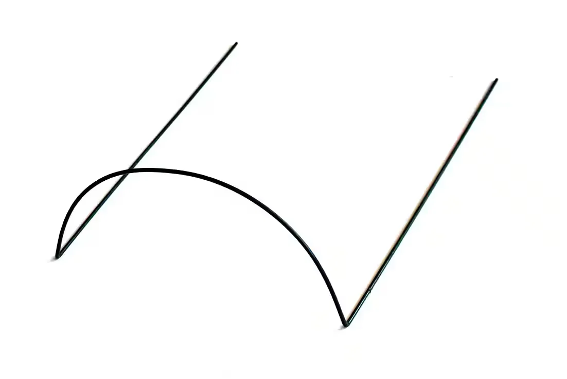 TREND LINE Rankhilfe Strauchstütze 91 cm grün Garten 38x19x91 cm