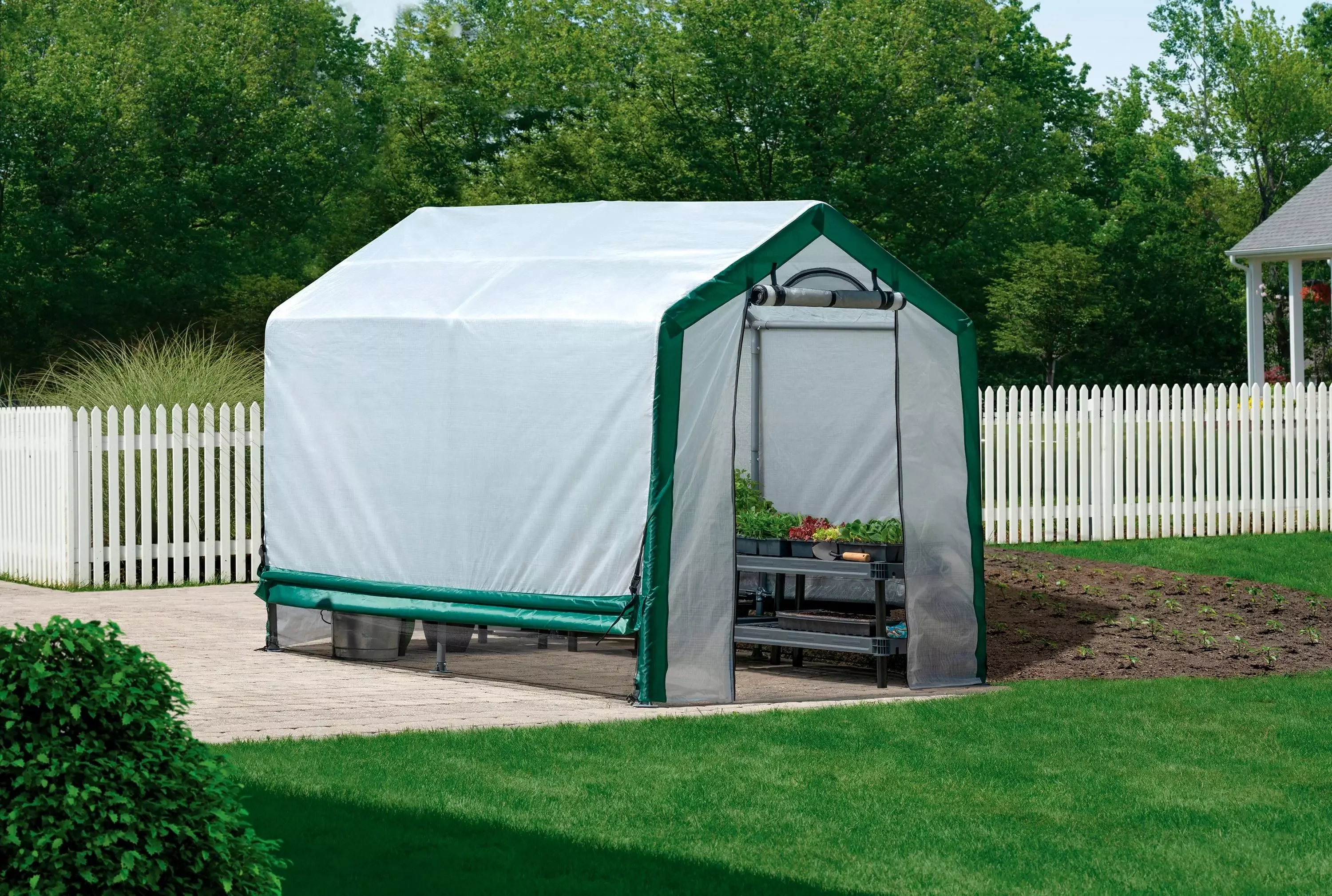 ShelterLogic Foliengewächshaus SL70699 180 x 240 x 200 cm Tomatenhaus