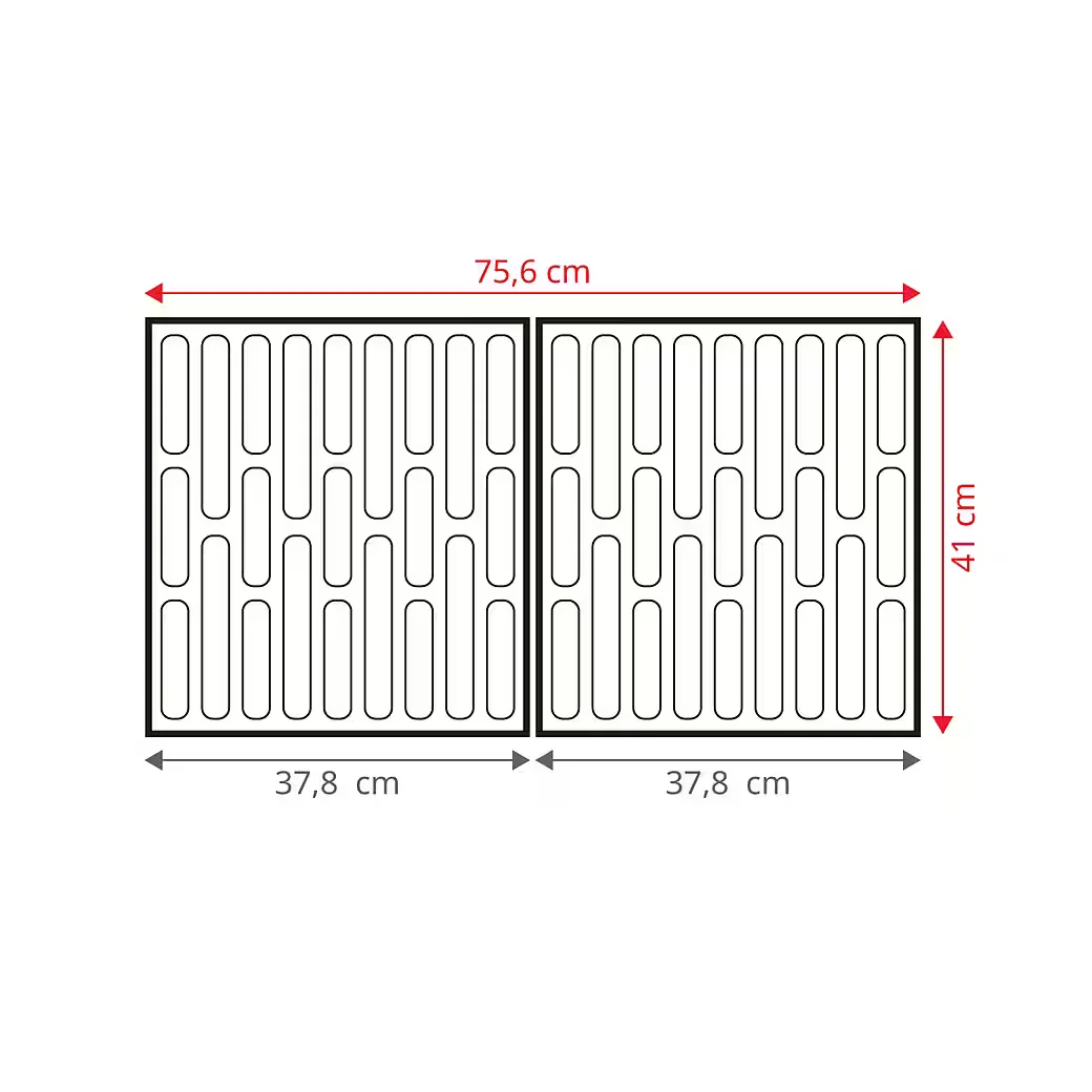 Gasgrill RED 6 plus 1 Piezozündung Grillspießauflage mit Fettwanne BBQ