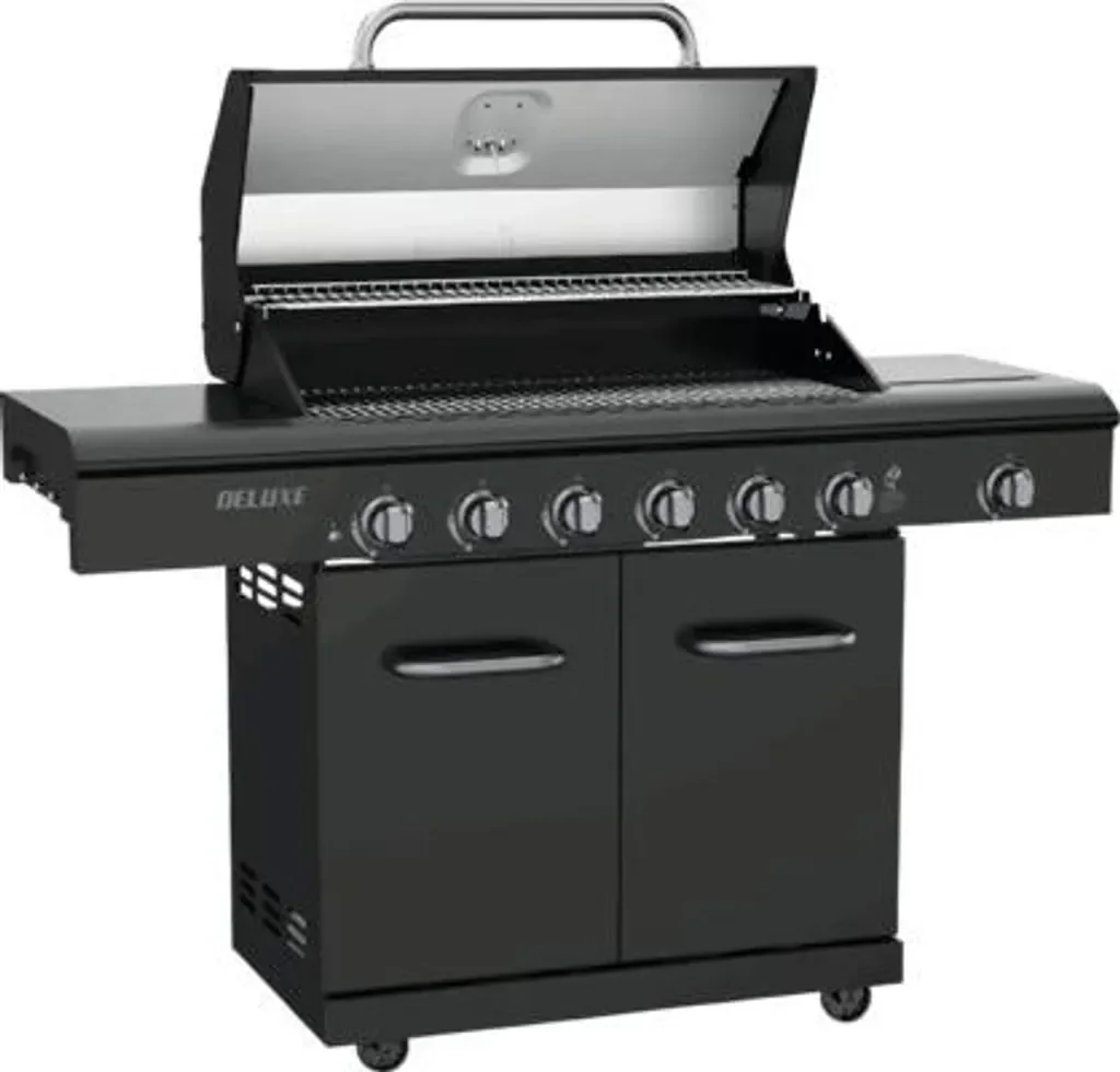 Gasgrill 6B Deluxe 6+1 Brenner BBQ Outdoor