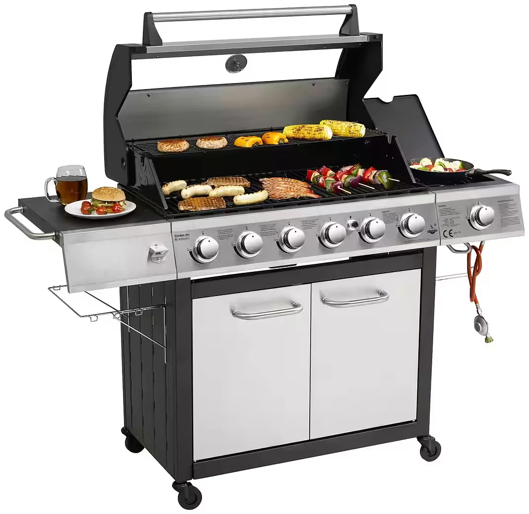 Gasgrill Long Beach BBQ fuer Garten und Terrasse