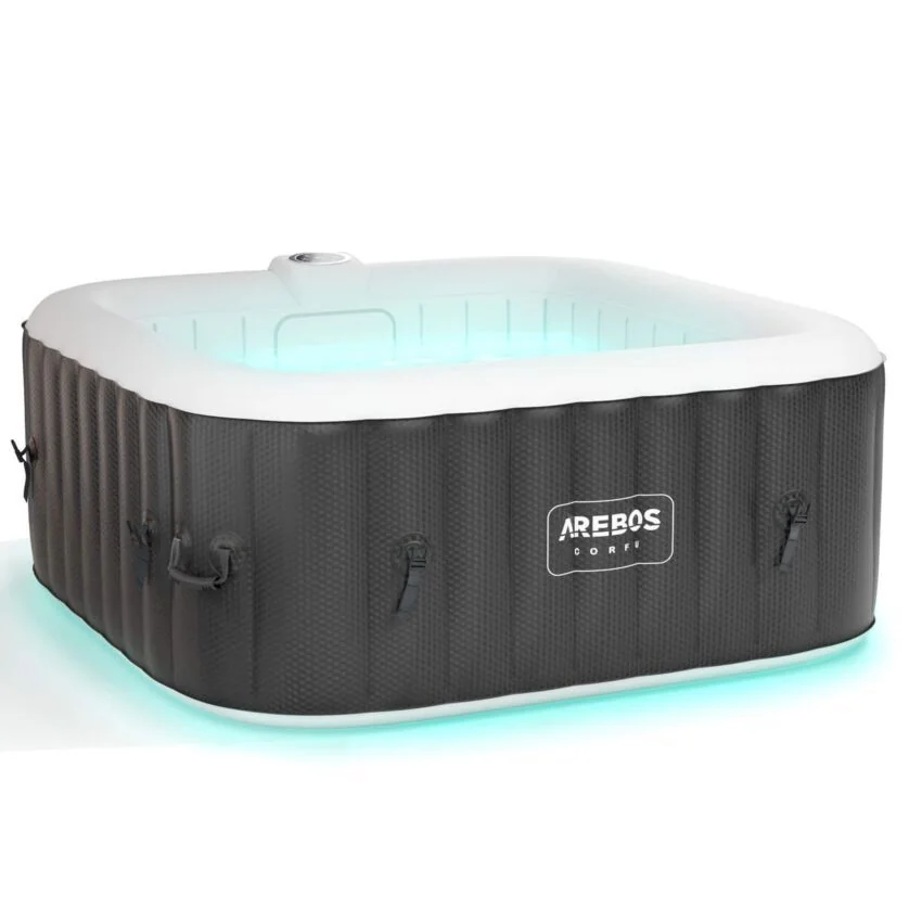 SPA Pool CORFU Whirlpool mit LED 2400W Outdoor