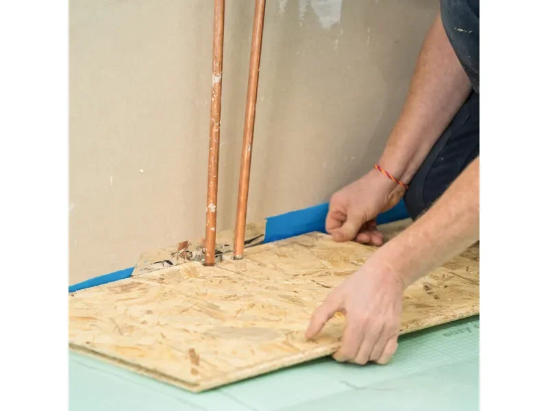 OSB-3-Verlegeplatte 15 mm mit Nut und Feder 205x62,5 cm feuchtfest