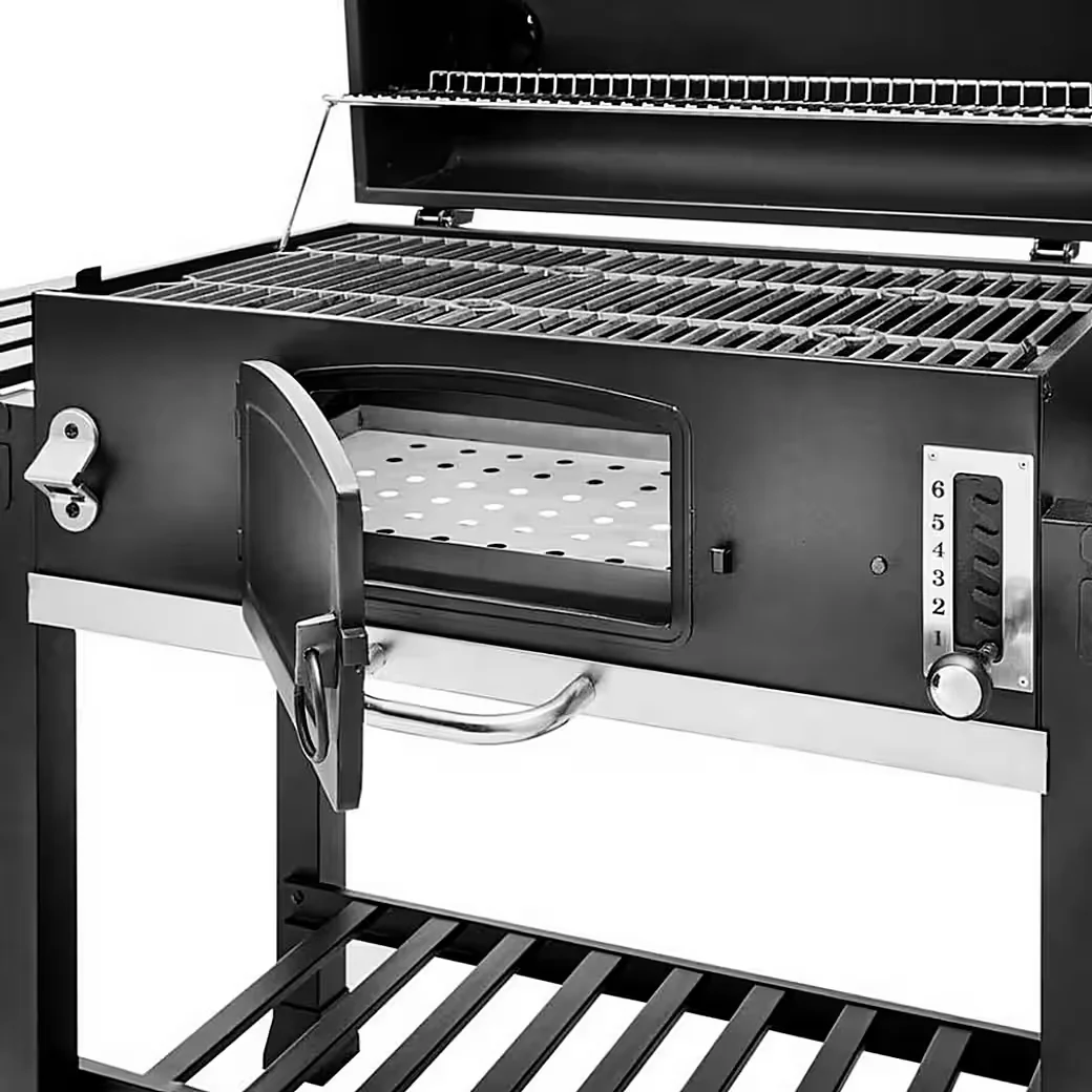 TAINO Holzkohlegrill BBQ für Garten und Terrasse