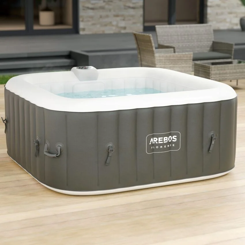 Spa Pool Florence quadratisch 2400W Whirlpool Wellness