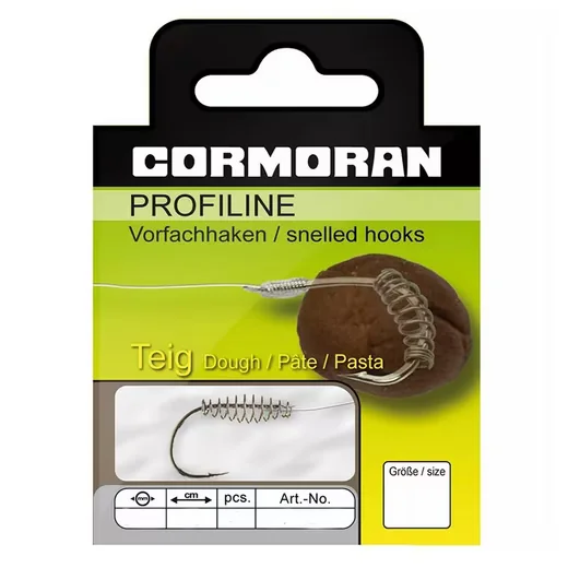 DAIWA CORMORAN Vorfachschnur 50 m Profiline Teighaken Gr 4 gebunden