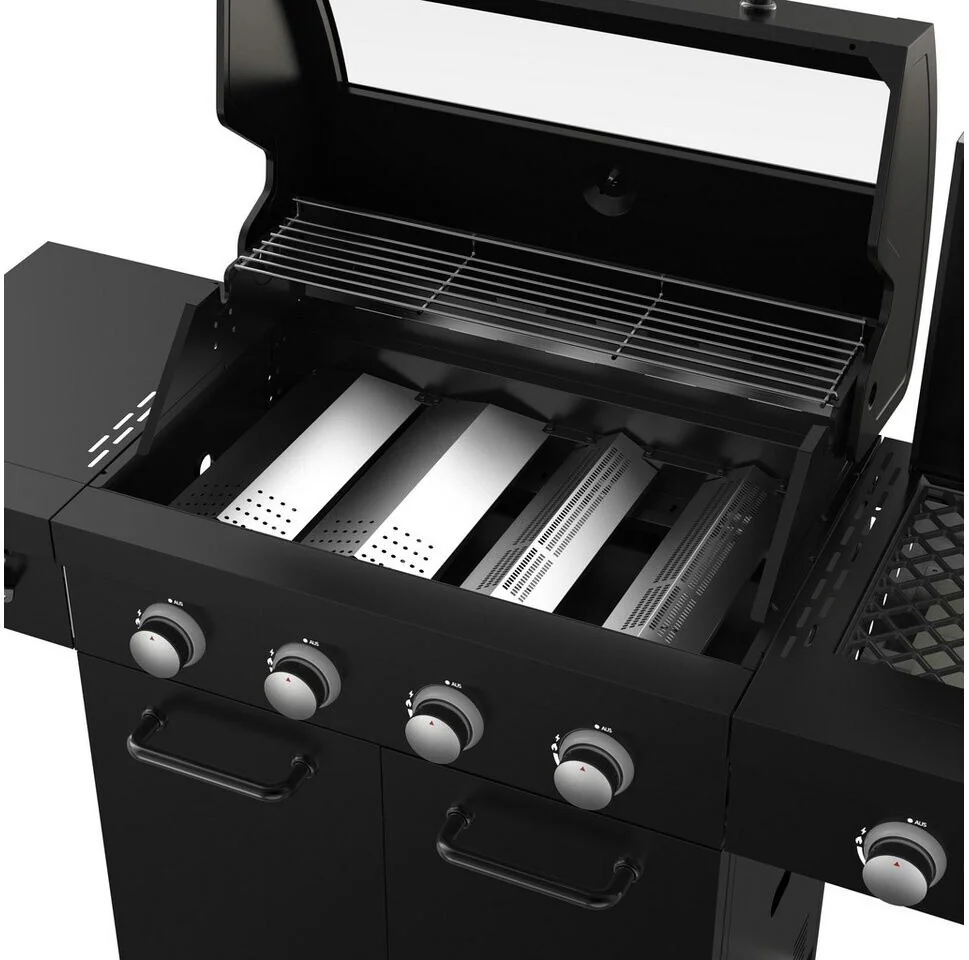 El Fuego® Gasgrill "Kingston Nocturne" 4+1 mit Infrarotbrenner schwarz